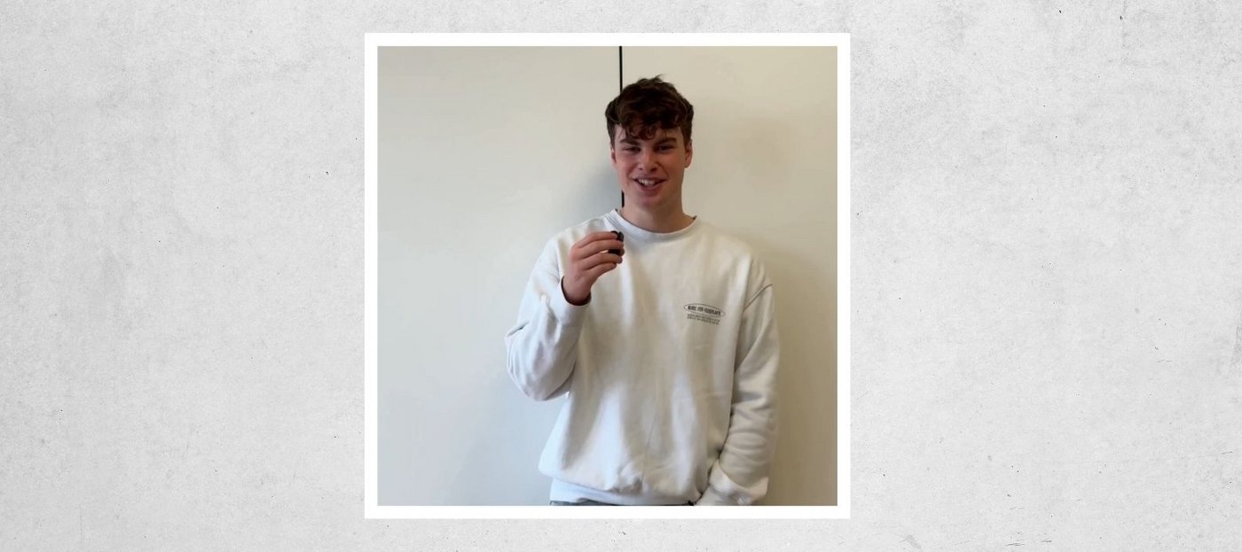 Ausbildungsscout Maximilian. Foto: Privat