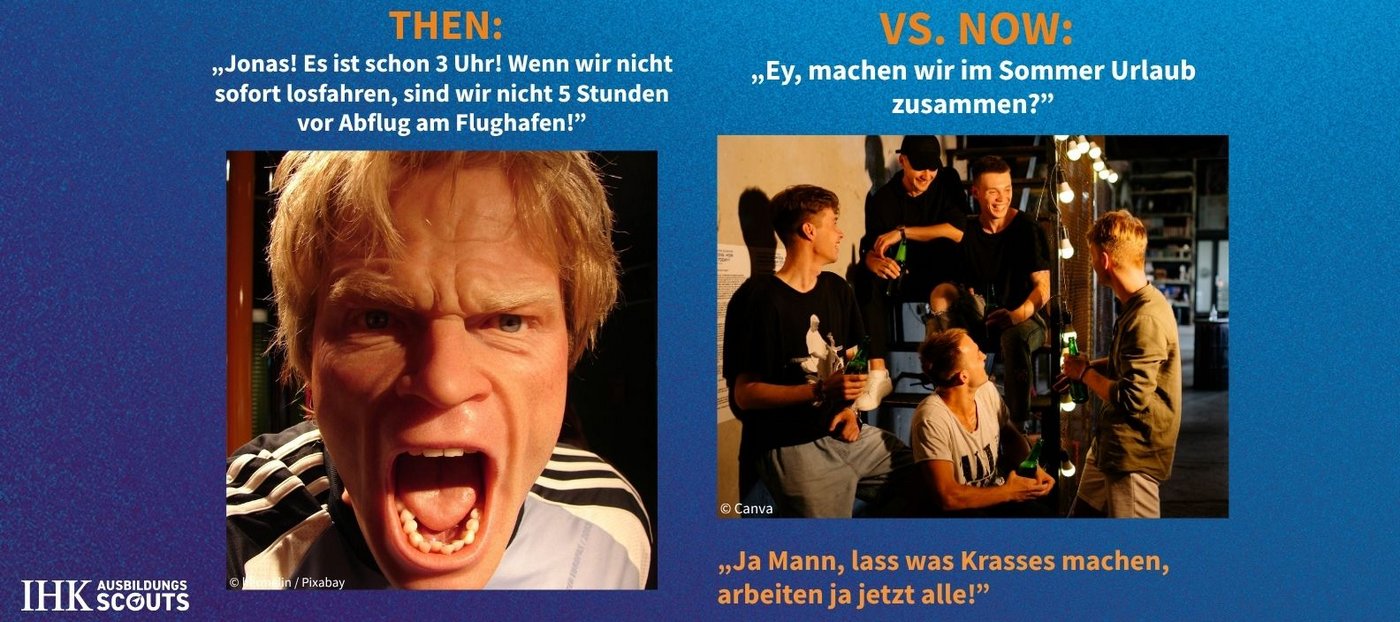 Then vs. Now. Foto: Canva