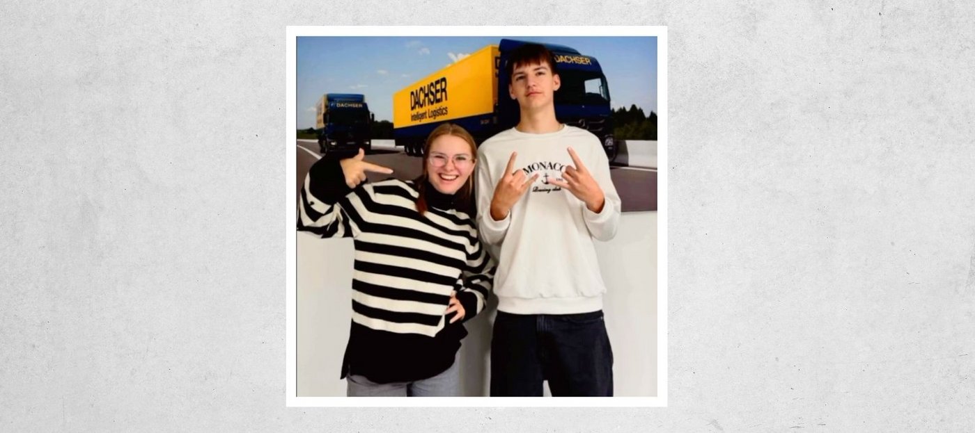 Ausbildungsscouts Sophie und Tobias. Foto: Privat